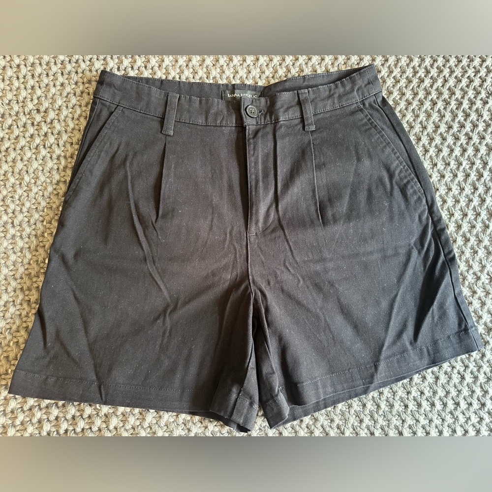 Banana republic, black cotton shorts Size 6 Women’s